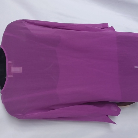 C.L.O.T.H.E.S. Embroidered & Sequined Tunic with Camisole,  lilac/purple/gold - Picture 3 of 7